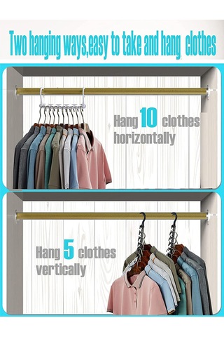 Geeksen 10 Adet Abs Plastik Çok Amaçlı Katlanabilir Seyahat Otobüsü, Kaymazlı 5 Delikli 360 Döner Askı, Elbise Çorap Asma İçin Dolap Alanı Tasarrufu Beyaz