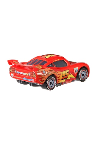 Cars Tekli Karakter Araçlar - Lightning Mcqueen With Racing Whee