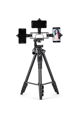 Ranyeek Kamera Tripoda Uyumlu Çoklu Konum Canlı Yayın Bulucu Abs Plastik, 6.5-9.5cm Yükseklik, 60g Siyah
