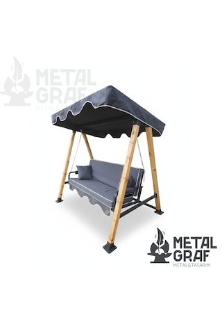Metalgraf Konfor Salıncak Özel Tasarım Antrasit - Gri