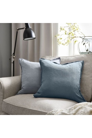 Ikea Lagerpoppel Yastık Kılıfı 50 X 50 Cm Lacivert
