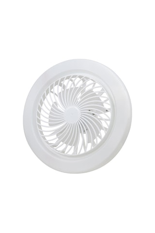 Ruicoo Pratik E27 Tavan Fanı Ve Led Aydınlatma - Sessiz, Enerji Tasarruflu, Çalışma Odası Ve Yemek Odası İçin Beyaz