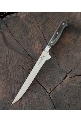 Hg Bıçak Hgpfl50 Fleto Bıçağı Balık Fleto Biftek Bıçağı Profesyonel Siyah