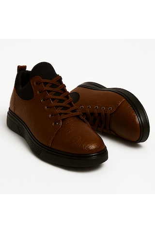 Growish Gre0136-2 Hakiki Floter Deri Kaydırmaz Koku Yapmaz Bilekten Streçli Üst Kalite Yarım Bot Kahverengi