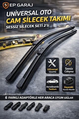 Bütün Araçlara Uyumlu Birinci Sınıf Oto Silecek 0