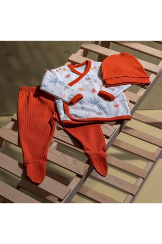 Tiffany Baby & Kids Tiffany Bebek 3'lü Zıbın Seti - Ekru
