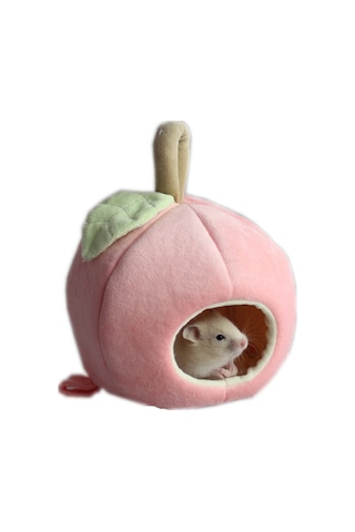 Leezsing Hamster Evi Küçük Evcil Hayvan Yatağı Mini Asılı Yataklar Hamster Sıcak Yatak Mini Ev Hollanda Domuzu Hamster Kirpi Sıçan