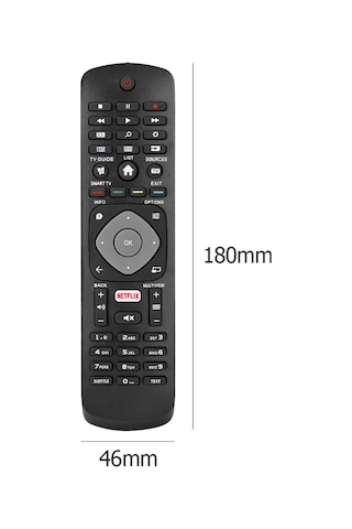 Philips Uyumlu Smart Tv Netflix Tuşlu Led Tv Kumandası