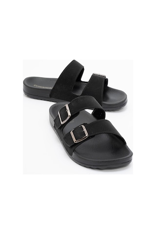 Carlaverde Anatomic Erkek Terlik 206005 Sıyah Siyah