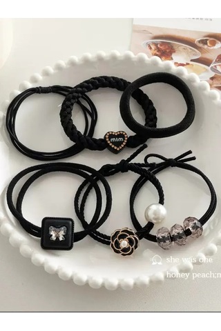 Mını Shop Msk Saç Lastikleri, 12'li Set 328984555 Bej