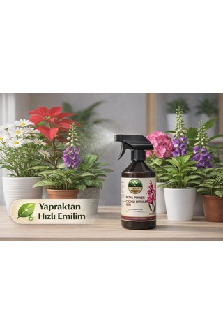 Petal Power Çiçekli Bitkiler İçin Organomineral Besin Çözeltisi 500 ML