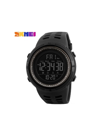 Yunboo Skmeı 1251 Erkek Öğrenci Spor Saati - Siyah Kasa Kahve Çerçeve, Dış Mekan Su Geçirmez Akıllı Saat Çok Renkli