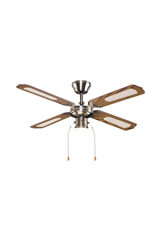 Good Home 1XE27 Ahşap Kanat Tavan Vantilatörü 107 CM