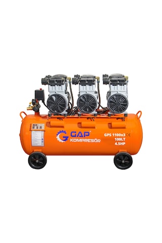 Sessiz Ve Yağsız Hava Kompresörü 100 Lt 4.5 Hp