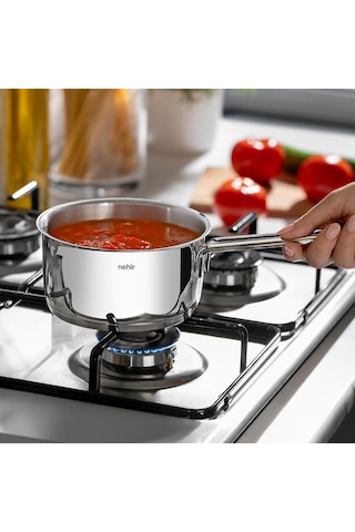 Nehir Silver Çelik Sosluk 12 cm Kapaksız