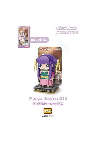 Loz Micro Anime Serisi 1337 Modeli 312 Parça Dekoratif Oyuncak Yapım Seti Yapı Blok Fflz-1337