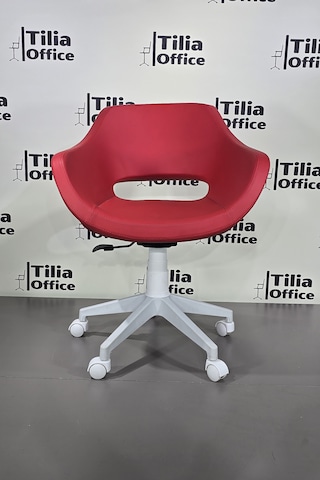 Monaco Çalışma Kesim Çocuk Koltuğu Beyaz Ayak Kırmızı