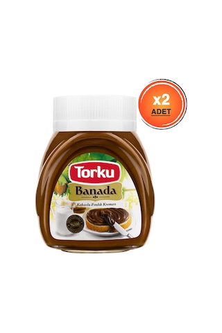 Torku Banada Kakaolu Fındık Kreması Cam 2 x 700 G Torku Banada Kakaolu Fındık Kreması Cam 2 x 700 G