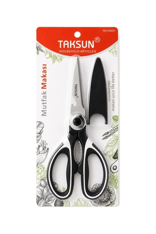 Çok Amaçlı Mutfak Makası, 21 Cm, Paslanmaz Çelik, Keskin, Tavuk, Balık, Deniz Ürünleri, Et, Sebze Kesme Makası,