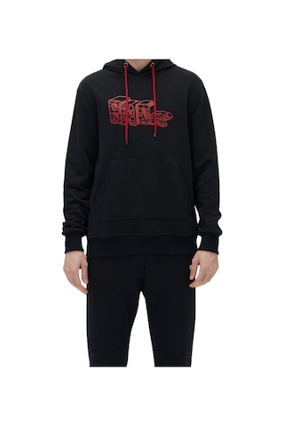 Bad Bear 21.02.12.013 - Badwall Hoodie Kapüşonlu Sweatshirt Lacivert