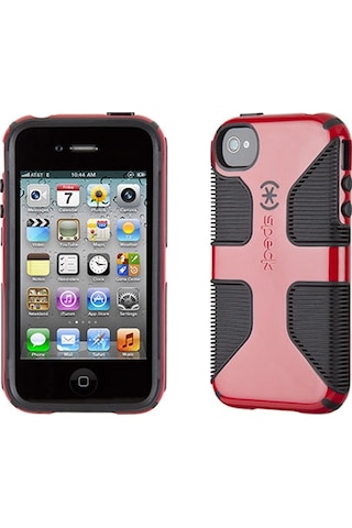 Speck Candyshell Grip Apple Uyumlu iPhone 4s/4 İle Sert Kılıf Kırmızı Spk-a1229 Kımırızı