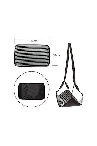 Sones Seyahat Ayak Dayanağı Hamağı Ofis Eğlence Pedalı, Renk: Lacivert Bölünmüş Diğer