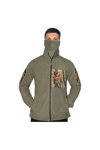 Mysia Outdoor Haki Orman Desen Taktik Polar Mont Avcı Mont 7 Cep Çok Renkli