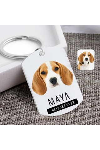 Bk Gift Kişiye Özel Evcil Dost Köpek Pleksi Künye Diğer