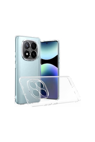 Redmi Note 14 Pro 5g / Note 14 Pro Plus 5g Uyumlu Kılıf Şeffaf Kamera Korumalı 3d