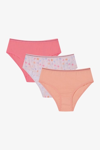 Kız Çocuk Shelly Çok Renkli 3’lü Slip Külot