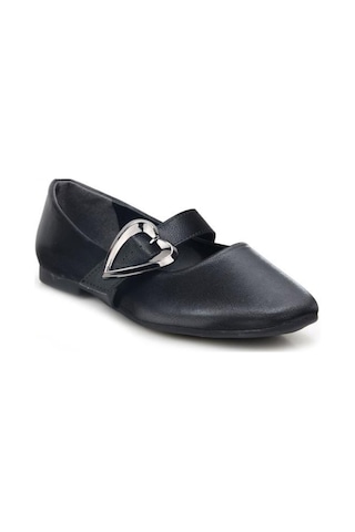 Papuçcity Fendi 03468 Kadın Günlük Babet Sıyah