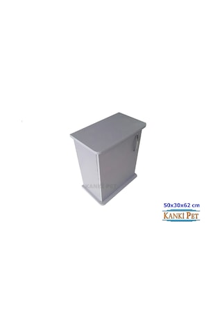 Kanki Pet İthal Akvaryum Mdf Gri Sehpa 50 x 30 x 62 CM