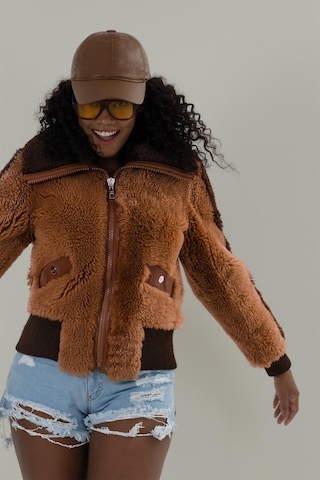 Karina Taba Tüylü Mont 211551 001