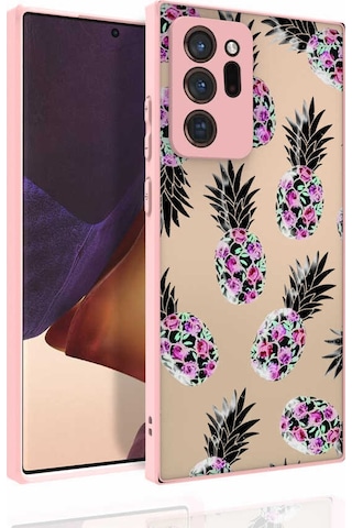 Ardemix Galaxy Uyumlu Note 20 Ultra Uyumlu Desenli Kamera Korumalı Parlak Nora Kılıf-no1 NO1