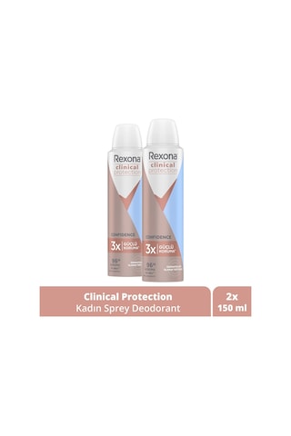Rexona Clinical Protection Kadın Sprey Deodorant 2 x 150 ML