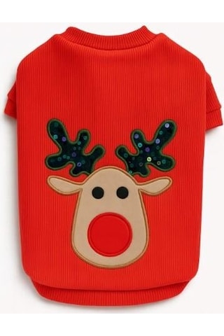 Gedyco Red Deer Küçük Irk Köpek Likralı Sweatshirt