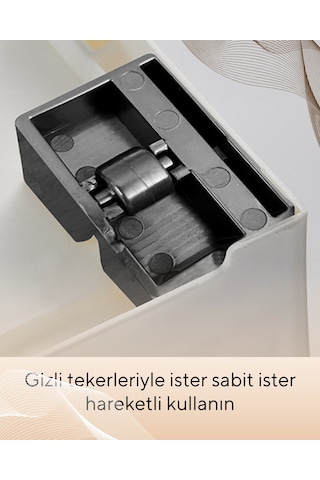 6 Raflı Çok Amaçlı, Geniş, Katlanabilir Dolap, Ayakkabılık Ve Raf Krem