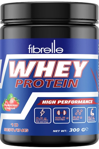 Fibrelle Whey Protein Çilek Aromalı 300 G Çilek