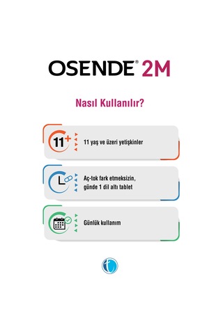 Osende 2M Metilfolat Metilkobalamin 30 Tablet