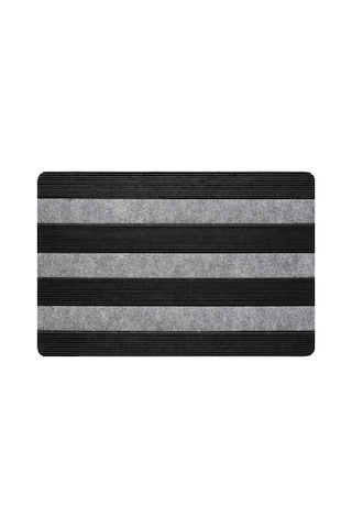 Delta Cc001a Gri Kaymaz Taban Nem Alıcı Toz Alıcı Kapı Önü Paspası Uv Dayanıklı 45x70 Cm