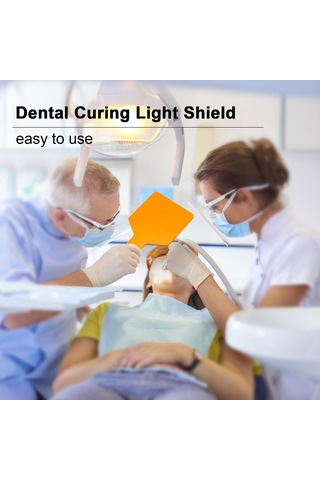 Wezone Diş Hekimliği Işık Kürleme Koruma Kalkanı - Göz Koruma, Rahat Tutuş, Portatif Ve Pratik Tasarım
