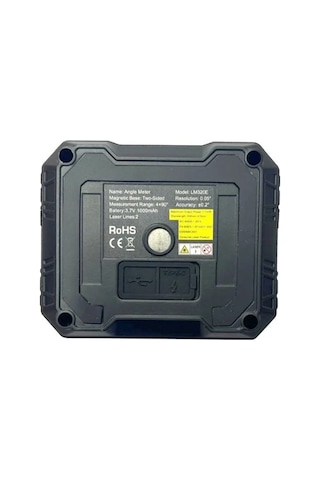 Uni-t Lm320e Dijital Açı Ölçer - Çift Lazer Hizalama