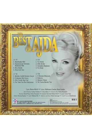 Ajda Pekkan - The Best Of Ajda - Renkli Plak 2 P Lak