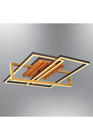 Özcan Aydınlatma 1420-2 Plafonyer Meşe Meşe