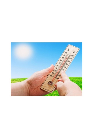Ahşap Termometre Ev Ofis Oda Termometresi - 76453156