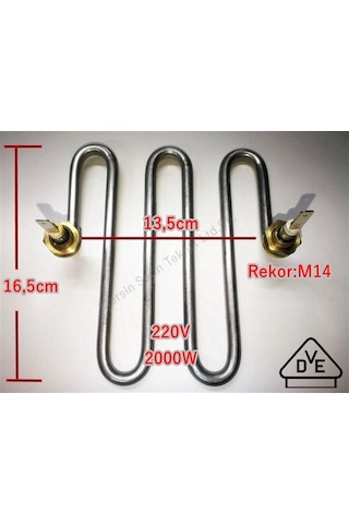 2000w 230v Semaver Çaycı Zikzak Isıtıcı Rezistans
