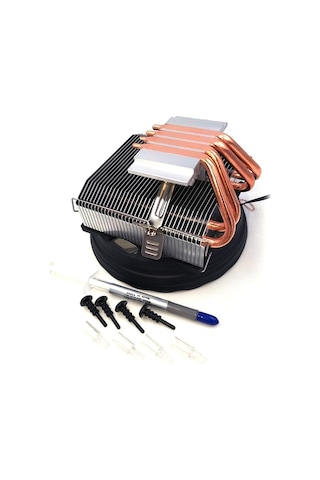 Didadodo V4 Sessiz Cpu Soğutucu - 4 Bakır Borulu, 48 Cfm Hava Akışı, Intel/amd Optimal, Uyumlu