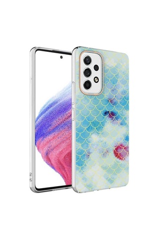 Galaxy Uyumlu A53 5g Kılıf Zore Bella Kapak Mavi