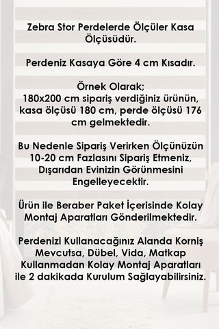 Gri Bambu Zebra Modern Perde 1.kalite Kumaş