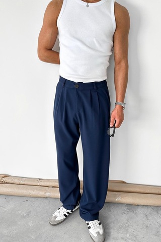 Lacivert Basic Premium Kumaş Pantolon Lacivert